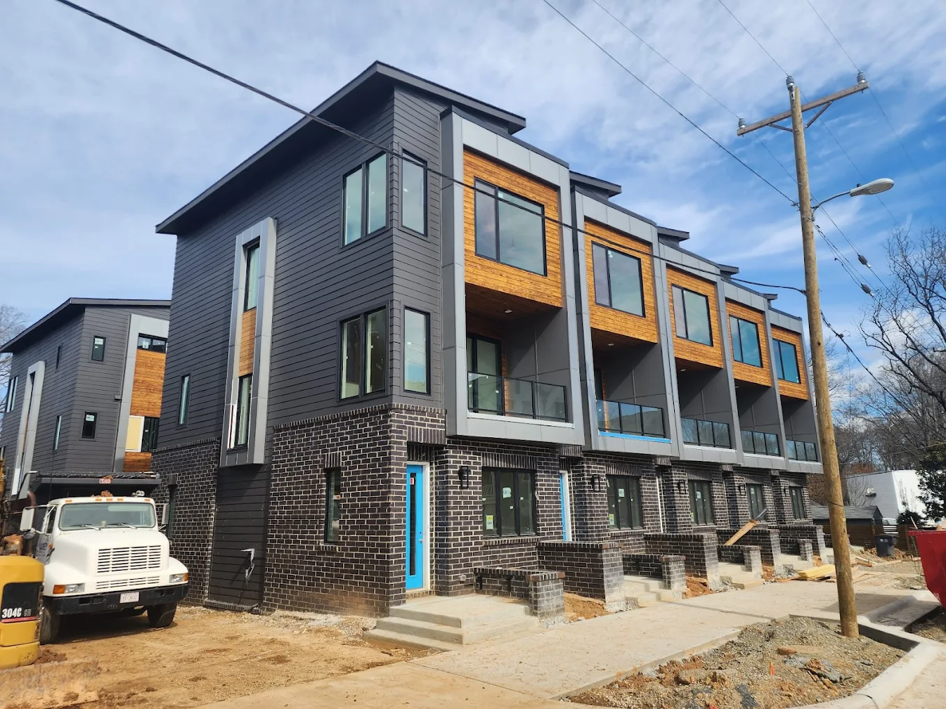 Modern siding — mixed materials